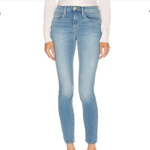 Frame Denim Light Blue Skinny Jeans